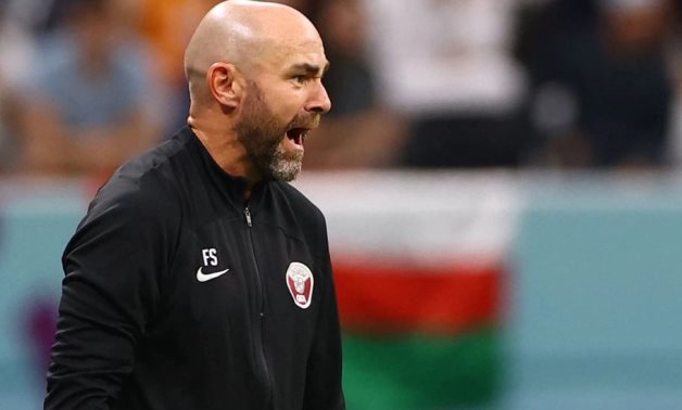 Qatar coach Felix Sanchez REUTERS/Bernadett Szabo