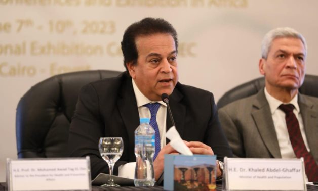 Egypt’s Minister of Health Khaled Abdel Ghaffar - FILE