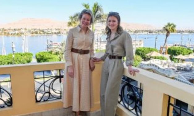 Queen of Belgium, Duchess of Brabant arrive in Luxor to visit monuments