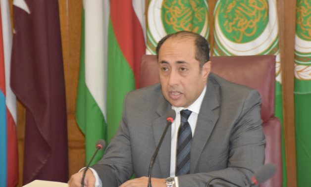 FILE - Assistant Secretary-General of the Arab League Hossam Zaki