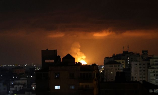 Israeli airstrikes on Gaza - Photos via Palestinian embassy  