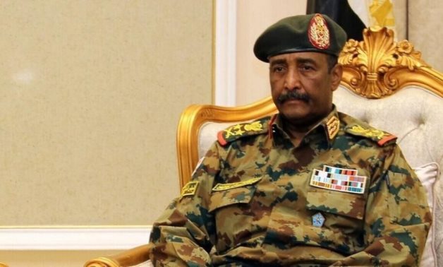 FILE - Chairman of the Sudanese Transitional Sovereign Council Abdel Fattah Al-Burhan