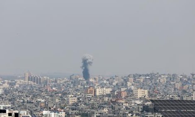 Israeli assaults on Gaza on Wednesday - Photo: WAFA