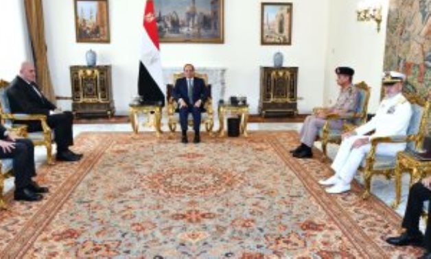 President Abdel Fattah El Sisi's meeting with Italian Defense Minister Guido Crosetto