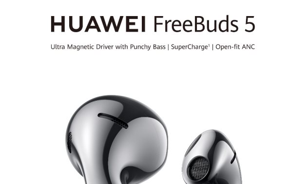 With its pure sound.. the new HUAWEI FreeBuds 5 wireless earphone