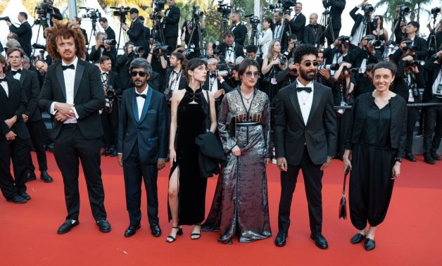 File: The cast of The Call of the Brook on the red carpet of Cannes Film Festival.