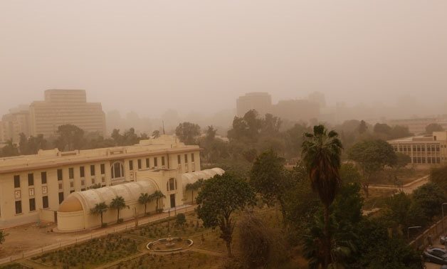 FILE - A heavy sandstorm hits Cairo - Amr Mostafa /Egypt Today