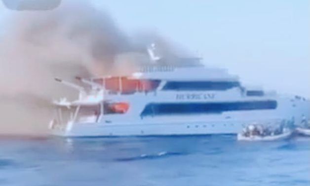 A boat carrying 27 people catches fire off Marsa Alam coast – Red Sea governorate