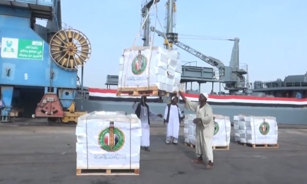 Egypt sends hundreds of tons of relief aid to Sudan by sea - Army spox