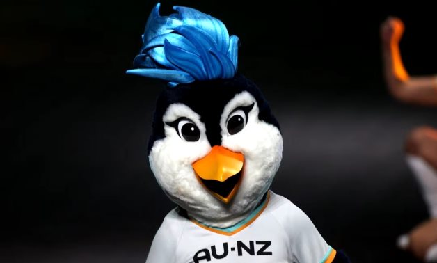 Women's World Cup official mascot Penguin Tazuni after the draw ceremony REUTERS/Shane Wenzlick/File Photo