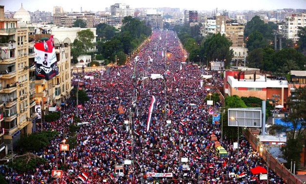 A file photo of the 30 June Revolution protests