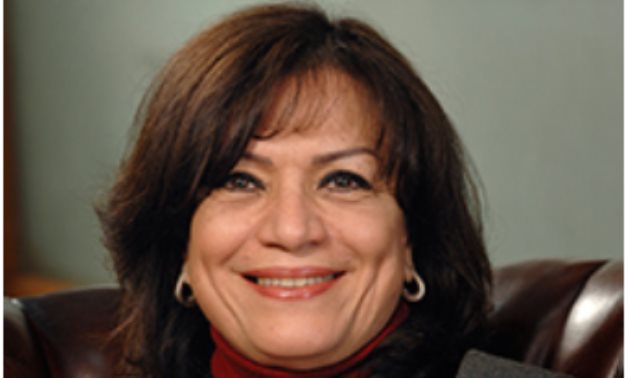 Chairwoman of the Egyptian Federation for Medium, Small, and Micro Enterprise Funding Mona Zulfacar - Press Photo
