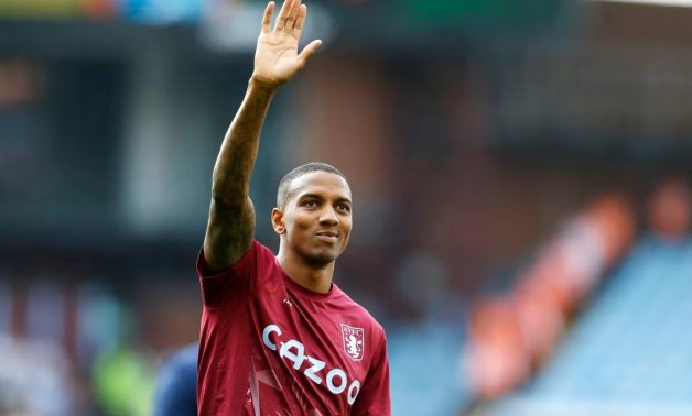 Aston Villa's Ashley Young acknowledges fans during the lap of appreciation after the match REUTERS/Ed Sykes/File Photo