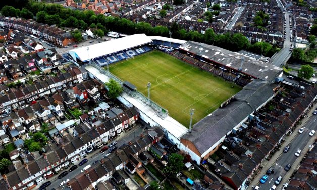A view of Luton Town's Kenilworth Road stadium, Luton, Britain, May 23, 2023. REUTERS/Carl Recine/File Photo