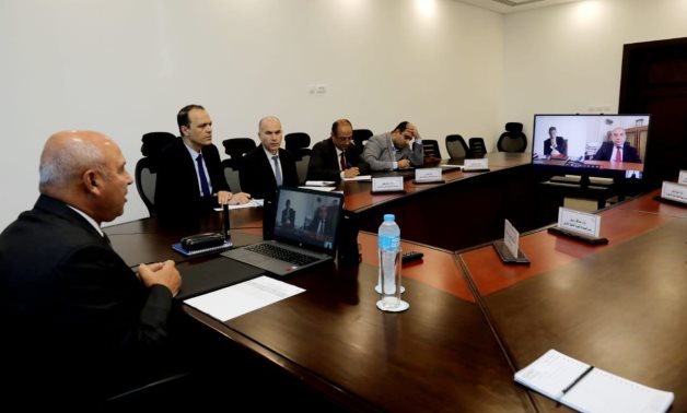 The Egyptian Transport Ministry signs via video conference a memorandum of understanding with French shipping company CMA CGM - Transport Ministry
