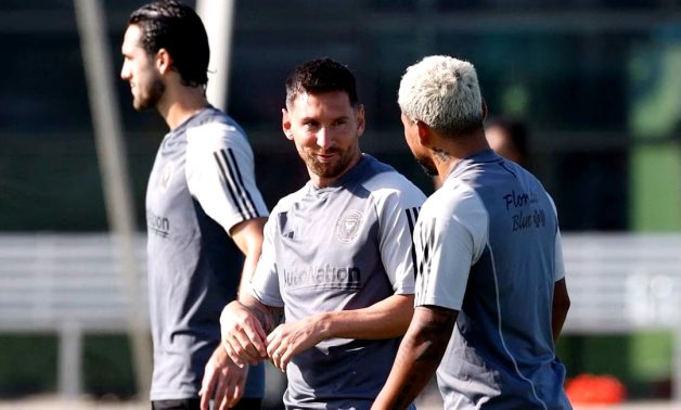 Inter Miami's Lionel Messi during training REUTERS/Marco Bello