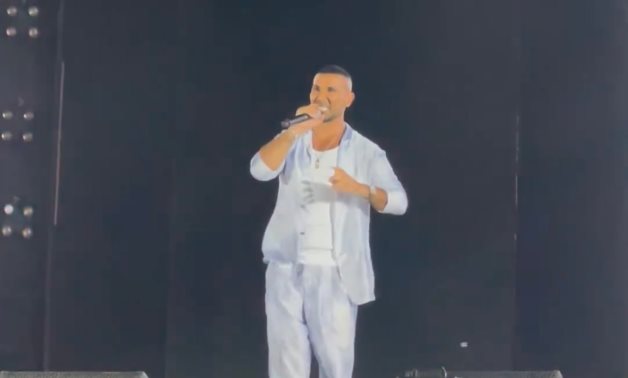 File: Ahmed Saad on the stage of New Alamien Festival.