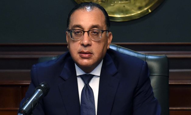 FILE - Egyptian PM Mostafa Madbouli