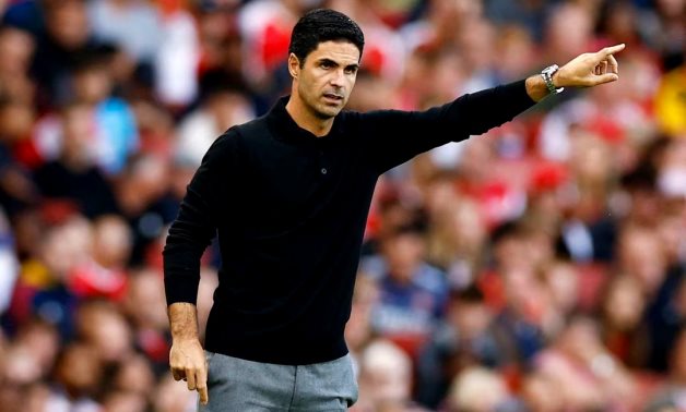 Arsenal manager Mikel Arteta is seen during the match Action Images via Reuters/Peter Cziborra/File Photo