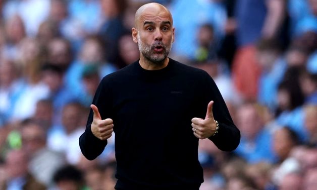 Manchester City manager Pep Guardiola Action Images via Reuters/Lee Smith/File Photo