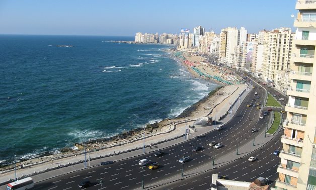 FILE - A view of Alexandria's coastal line - Wikimedia/Filip Maljković