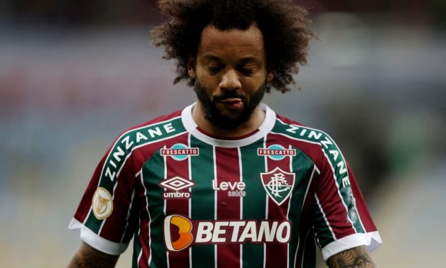 Fluminense's Marcelo reacts REUTERS/Ricardo Moraes/File Photo