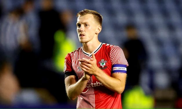  Southampton’s James Ward Prowse applauds the fans after the match Action Images/Peter Cziborra/File Photo