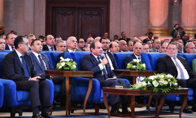 President Sisi on the third day of Story of A Homeland” Conference- press photo