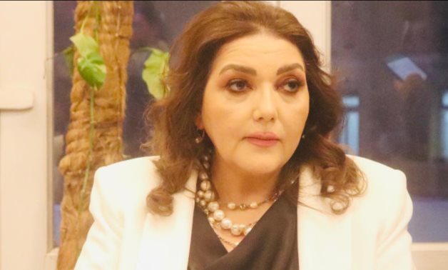 FILE - Gameela Ismail, head of Al-Dostour (Constitution) Party