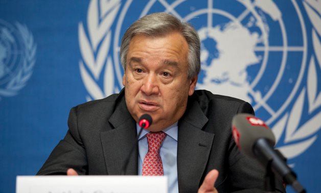 FILE - United Nations Secretary-General Antonio Guterres