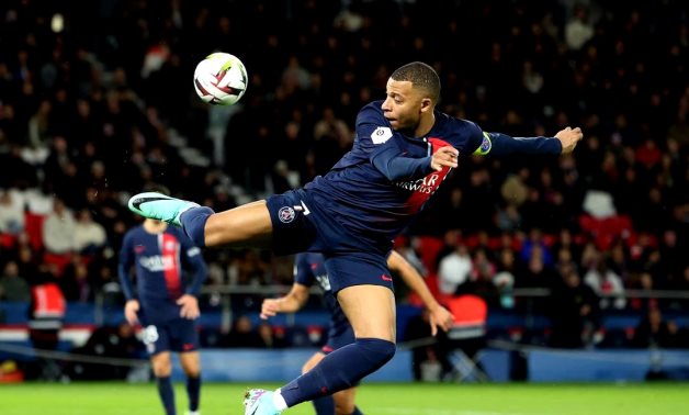 Paris St Germain's Kylian Mbappe in action REUTERS/Claudia Greco