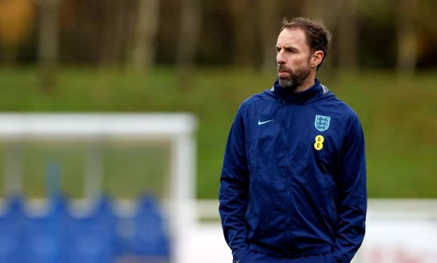 England manager Gareth Southgate during training Action Images via Reuters/Jason Cairnduff/File Photo