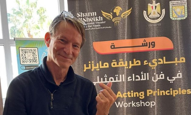Scott Trost at the Sharm El Sheikh International Theatre Festival - Press Photo