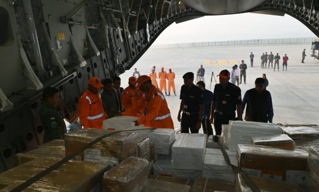 FILE – India sends humanitarian aid bound for Gaza to Arish International Airport