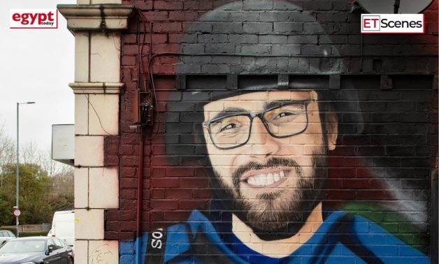 File: ​A portrait of acclaimed Palestinian photo-journalist Motaz Azaiza was painted in Burnage Manchester. 