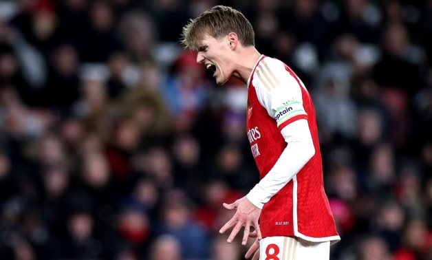 Arsenal's Martin Odegaard reacts REUTERS/Isabel Infantes