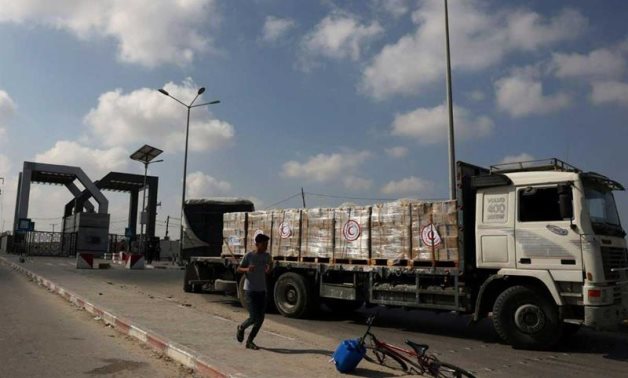 The Egyptian Red Crescent delivers aid to Gaza - FILE/ERC