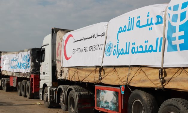 Egypt's Red Crescent and UN Women deliver humanitarian aid to Gaza women and children - UN Women Egypt