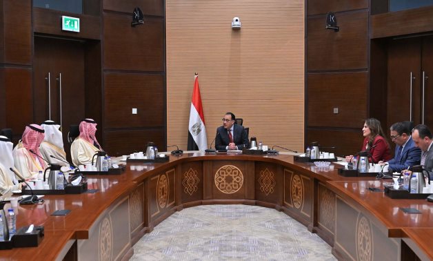 Egyptian Prime Minister Mostafa Madbouly met Sunday Saudi Media Minister Yousef Al-Dosari- Press photo