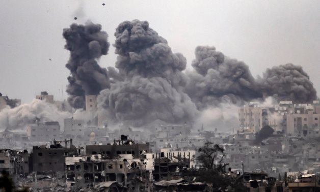 The Israeli strikes in Gaza - FILE/WAFA