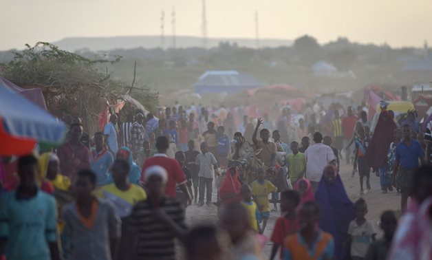 People walk near the town of Beletweyne, Somalia - UNFPA Somalia