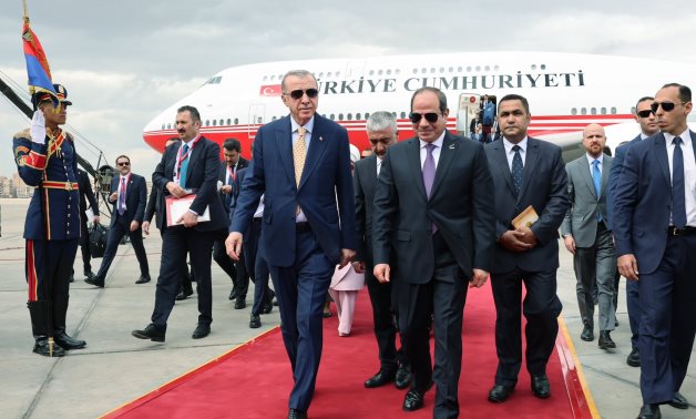 Egypt’s President Sisi receives Turkey’s Erdogan at Cairo airport – Turkish Presidency