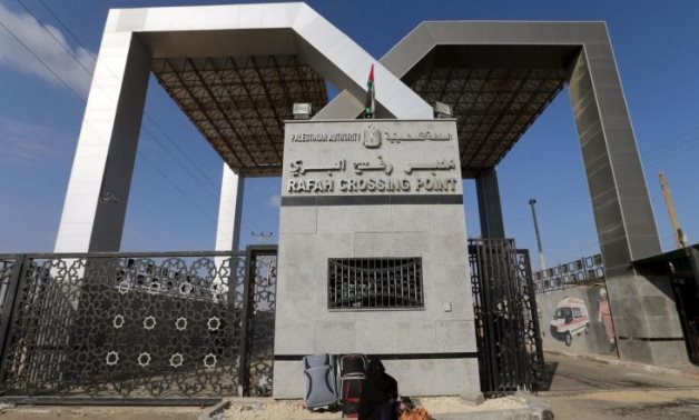 A file photo of the Rafah border crossing - W