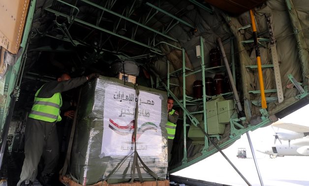 Gharib Abdel Hafez, spokesman for the Egyptian Armed Forces, has confirmed that Egypt and the UAE are continuing their joint efforts to airdrop tons of humanitarian aid onto the north of the Gaza Strip