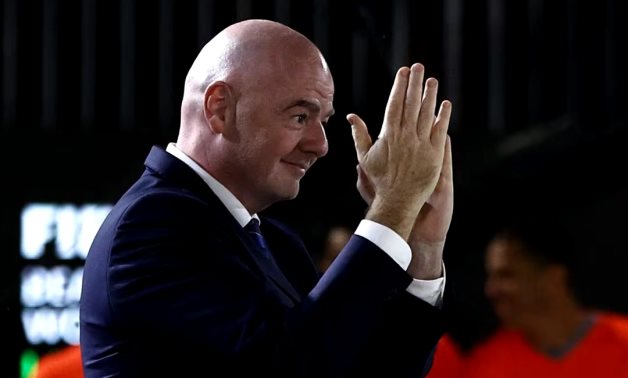 FIFA president Gianni Infantino after the match REUTERS/Amr Alfiky/ File Photo