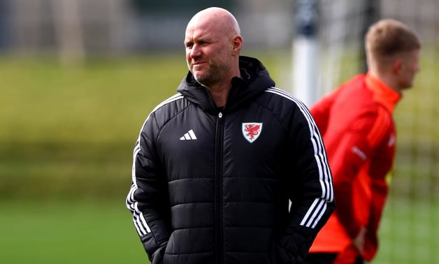 Wales manager Rob Page during training Action Images via Reuters/Matthew Childs/FILE PHOTO