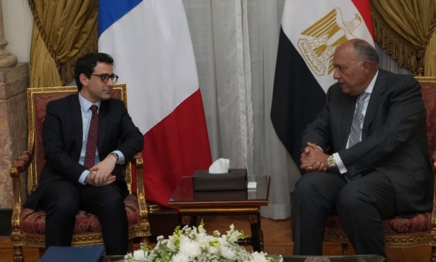 Egyptian and French FMs hold talks on Gaza in Cairo Saturday 