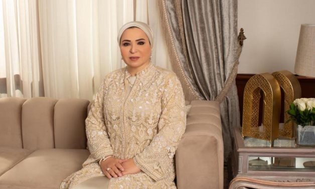 Egypt's First Lady Mrs. Entisar El Sisi - file 