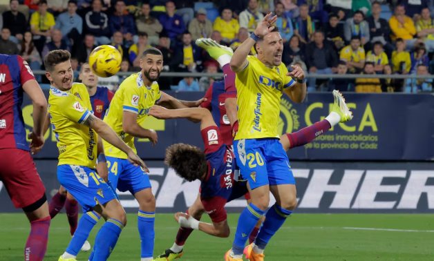 FC Barcelona's Joao Felix scores their first goal REUTERS/Jon Nazca