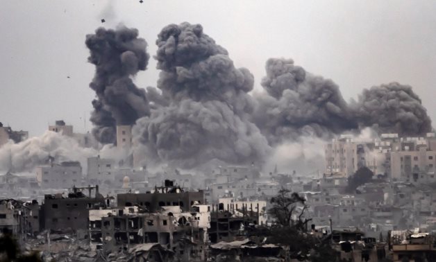 A file photo of the destruction in Gaza due to the Israeli war - WAFA